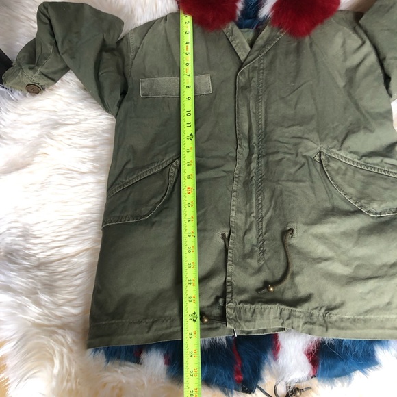 Mr & Mrs Italy fur lined parka jacket coat XS - Picture 9 of 10